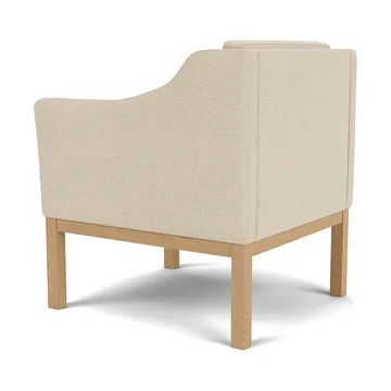 L46 MK155 easy chair poltrona - Rovere laccato-tessuto beige - FDB Møbler