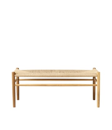 Panca J83B 37x100 cm - Rovere natura laccato-natura - FDB Møbler