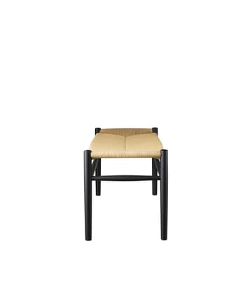 Panca J83B RAL 9005 gloss 10  - Faggio verniciato nero-naturale - FDB Møbler