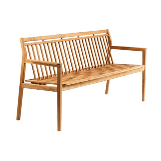 Panchina a 3 posti M11 Sammen, Teak oliato naturale FDB Møbler