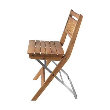 Panchina da balcone M24 Lilleø  - Teak-acciaio inossidabile - FDB Møbler