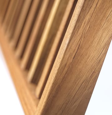 Panchina da balcone M24 Lilleø  - Teak-acciaio inossidabile - FDB Møbler