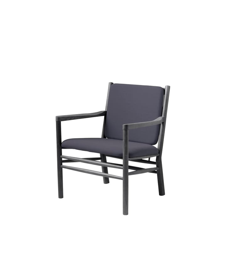 Poltrona J147, Rovere verniciato nero-blu scuro FDB Møbler