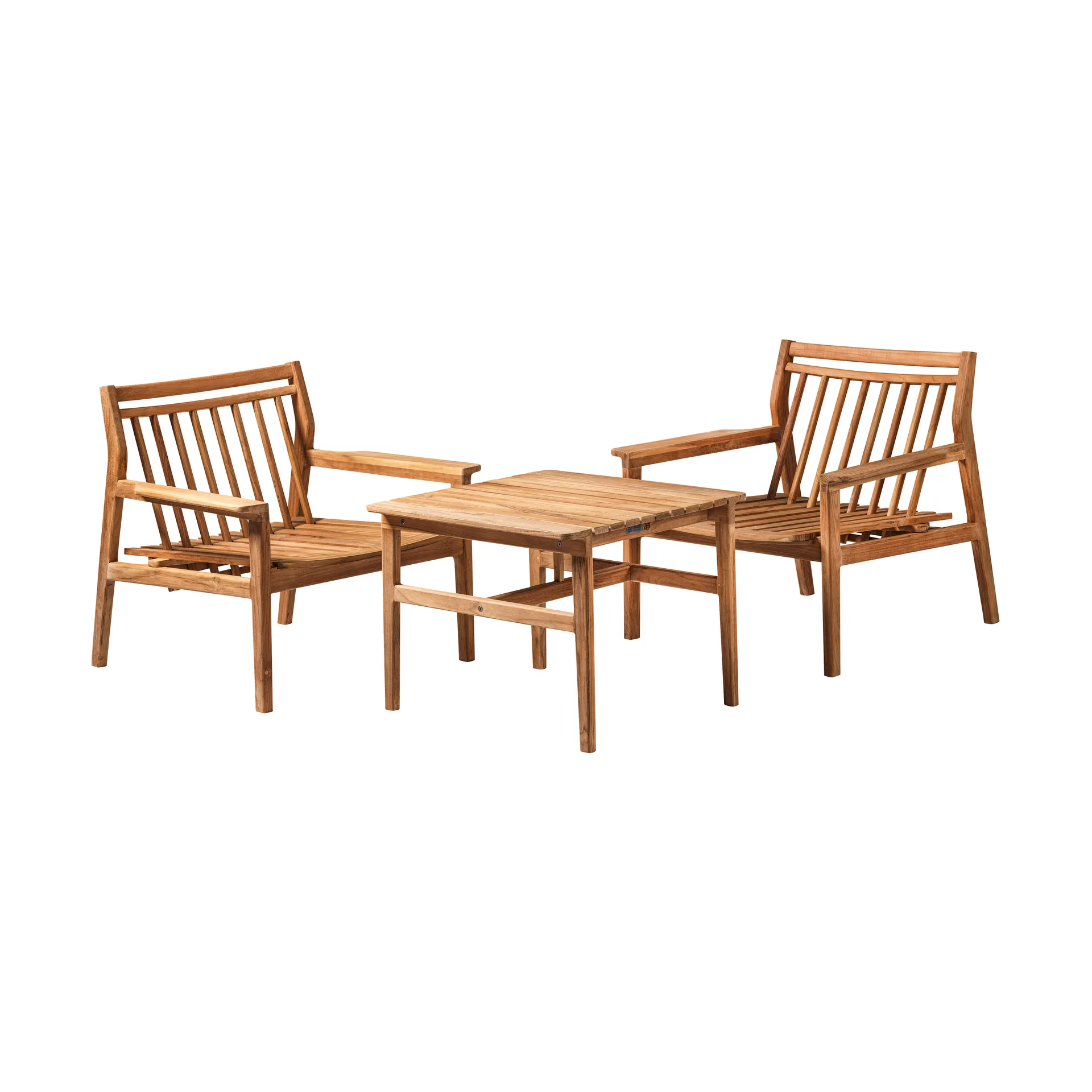 Poltrona lounge M6 Sammen, Teak oliato naturale FDB Møbler