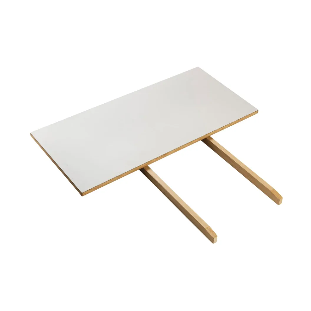 Prolunga C35, 95x45 cm grigio chiaro-rovere natura laccato FDB Møbler