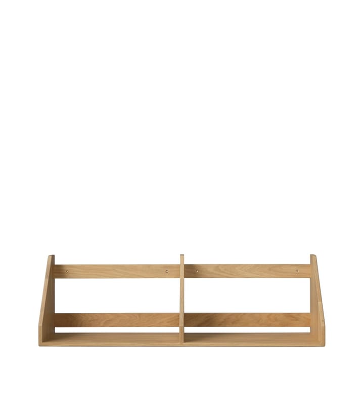 Scaffale B5 gloss 5 80x21 cm - Rovere naturale lucidato - FDB Møbler