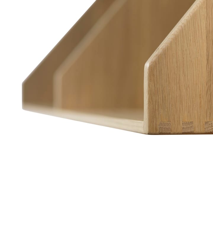 Scaffale B5 gloss 5 80x21 cm, Rovere naturale lucidato FDB Møbler