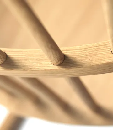 Sedia a dondolo J52G - Rovere oliato - FDB Møbler