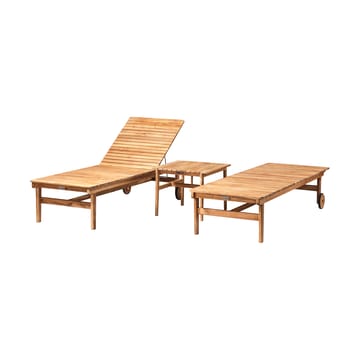 Sedia a sdraio M8 Sammen - Teak oliato naturale - FDB Møbler