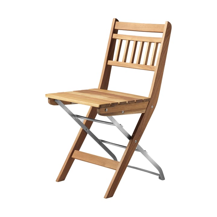 Sedia da balcone M23 Lilleø  - Teak-acciaio inossidabile - FDB Møbler