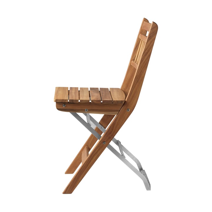 Sedia da balcone M23 Lilleø , Teak-acciaio inossidabile FDB Møbler