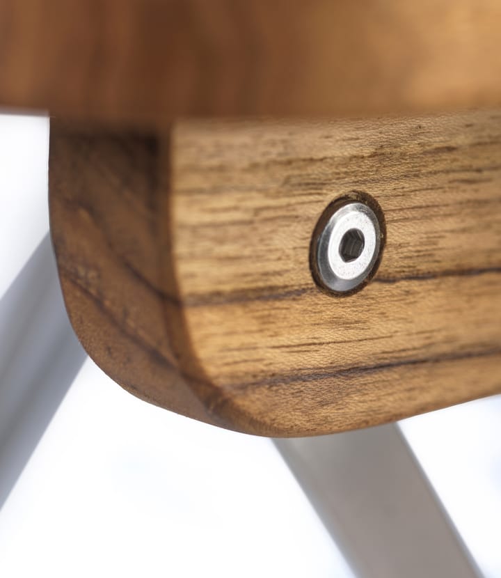 Sedia da balcone M23 Lilleø , Teak-acciaio inossidabile FDB Møbler