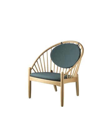 Sedia J166 Jørna - Rovere naturale laccato-verde scuro - FDB Møbler