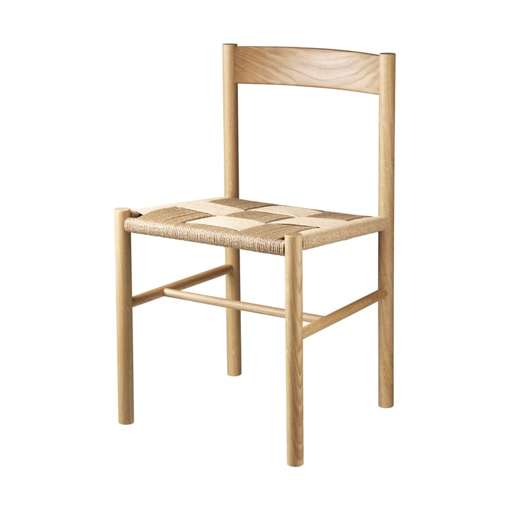 Sedia J178 Lønstrup v2, Quercia nature laccato-papercord FDB Møbler
