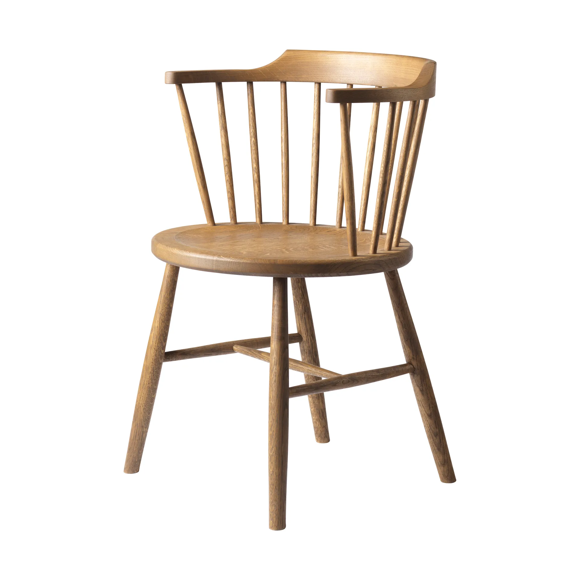Sedia J18, Marrone quercia oliato FDB Møbler