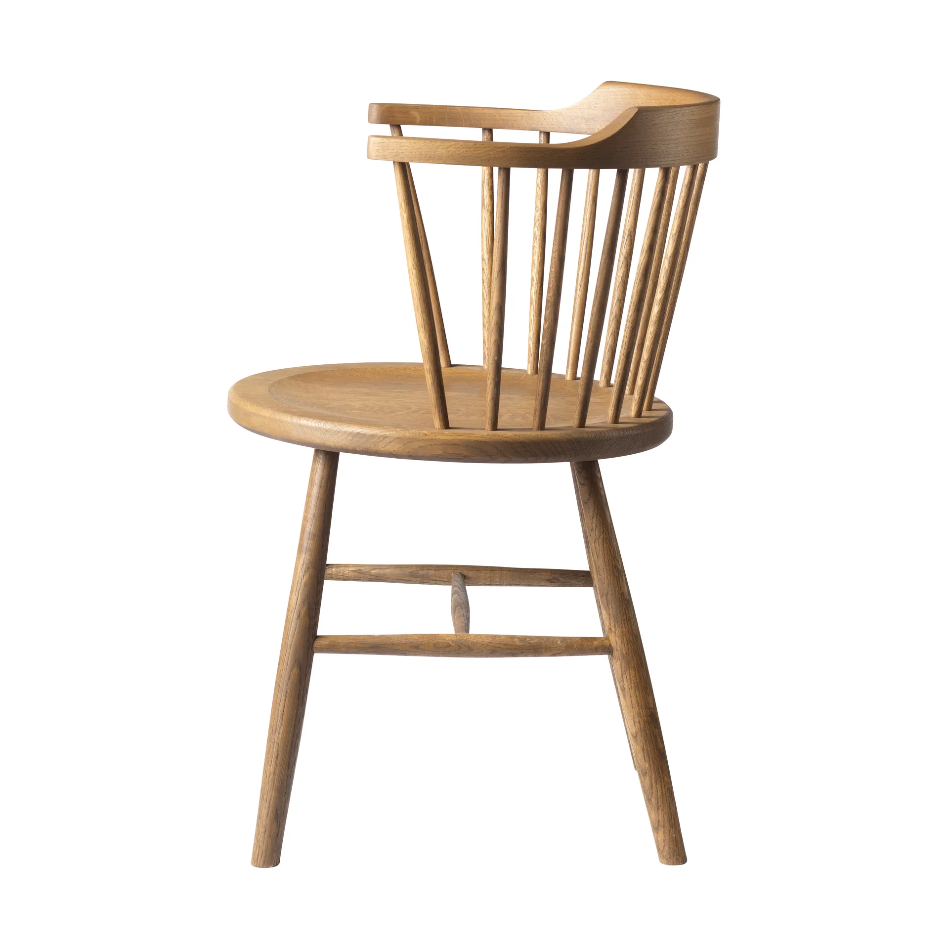 Sedia J18, Marrone quercia oliato FDB Møbler