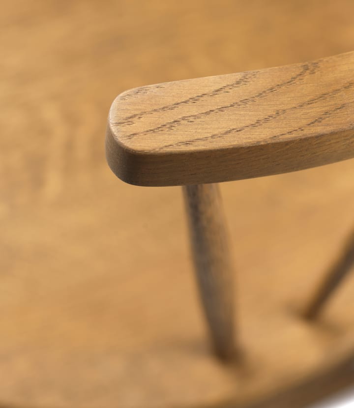 Sedia J18, Marrone quercia oliato FDB Møbler