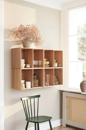 Sedia J46, Faggio naturale laccato, confezione da 4 - FDB Møbler