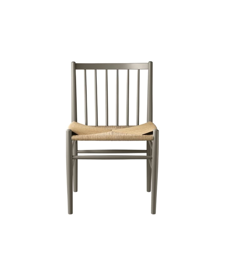 Sedia J80 - Faggio muschio grigio verniciato-natura - FDB Møbler