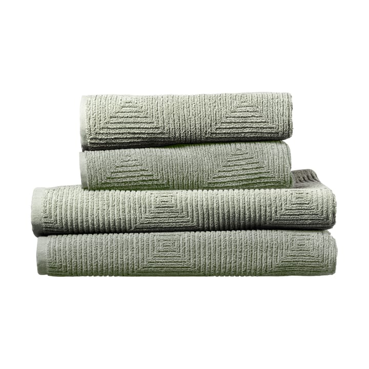 Set di asciugamani R33 Kirkeby 4 pezzi - Sea spray - FDB Møbler