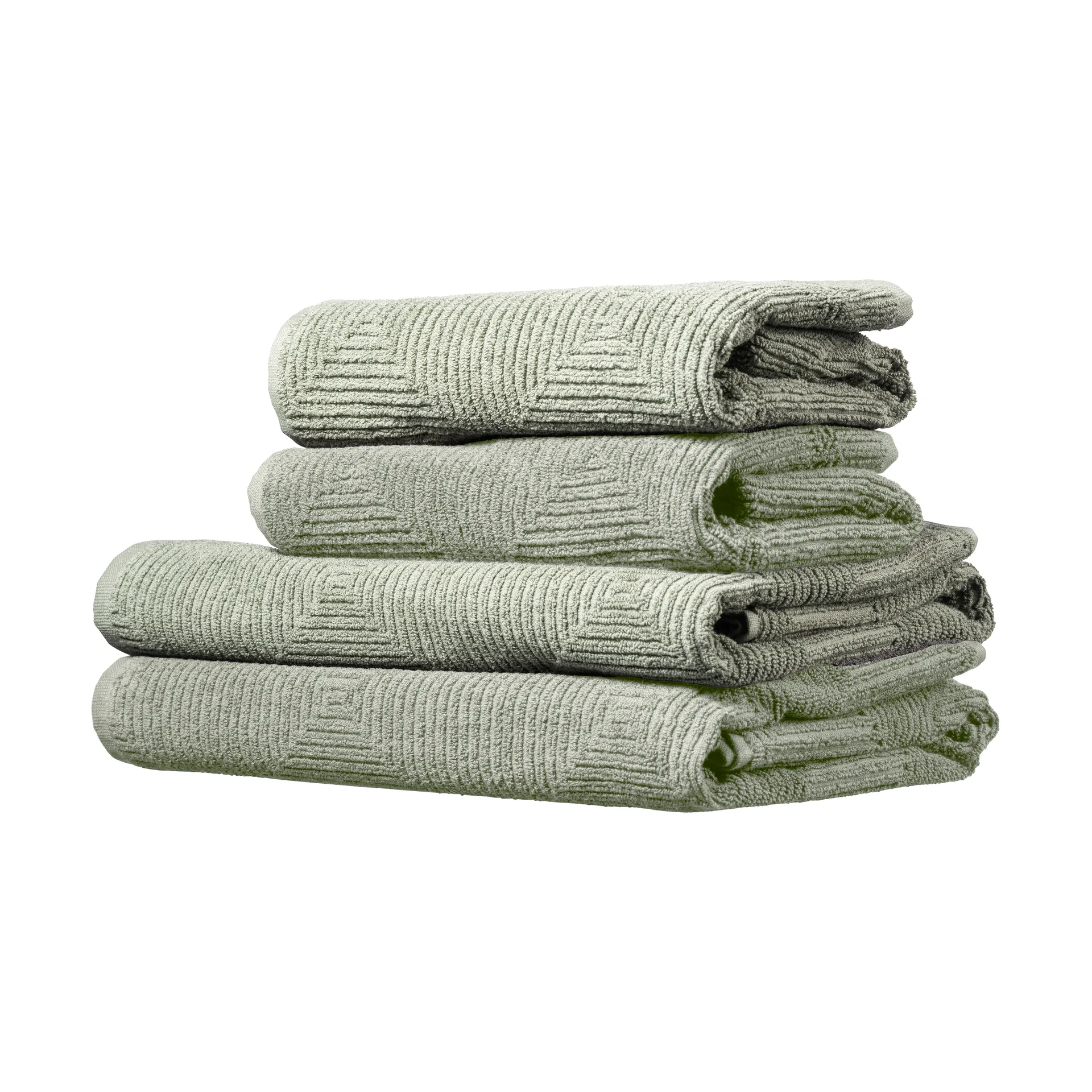 Set di asciugamani R33 Kirkeby 4 pezzi, Sea spray FDB Møbler
