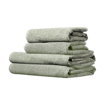 Set di asciugamani R33 Kirkeby 4 pezzi - Sea spray - FDB Møbler