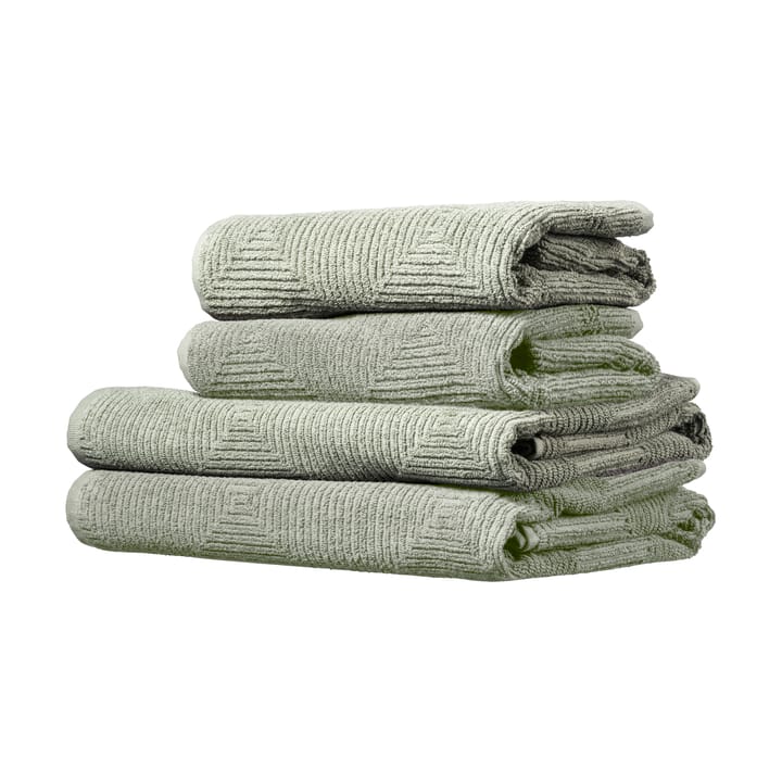 Set di asciugamani R33 Kirkeby 4 pezzi, Sea spray FDB Møbler