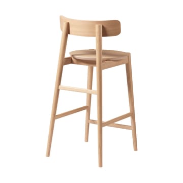 Sgabello da bar J184 Øst 75 cm - Oak nature laccato - FDB Møbler