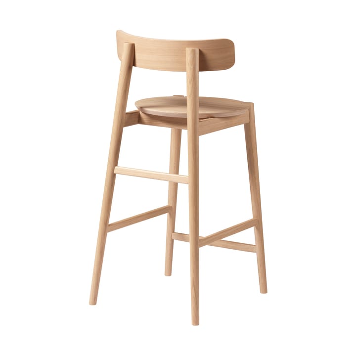 Sgabello da bar J184 Øst 75 cm, Oak nature laccato FDB Møbler