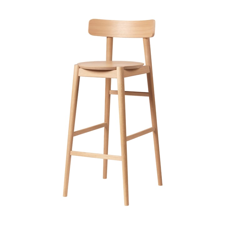 Sgabello da bar J184 Øst 75 cm, Quercia nature laccato FDB Møbler