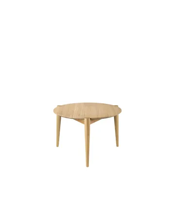 Tavolino da salotto Søs D102 Ø55 cm - Rovere naturale laccato - FDB Møbler