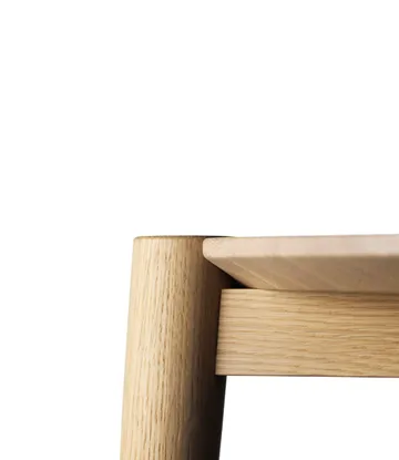 Tavolino da salotto Søs D102 Ø55 cm - Rovere naturale laccato - FDB Møbler