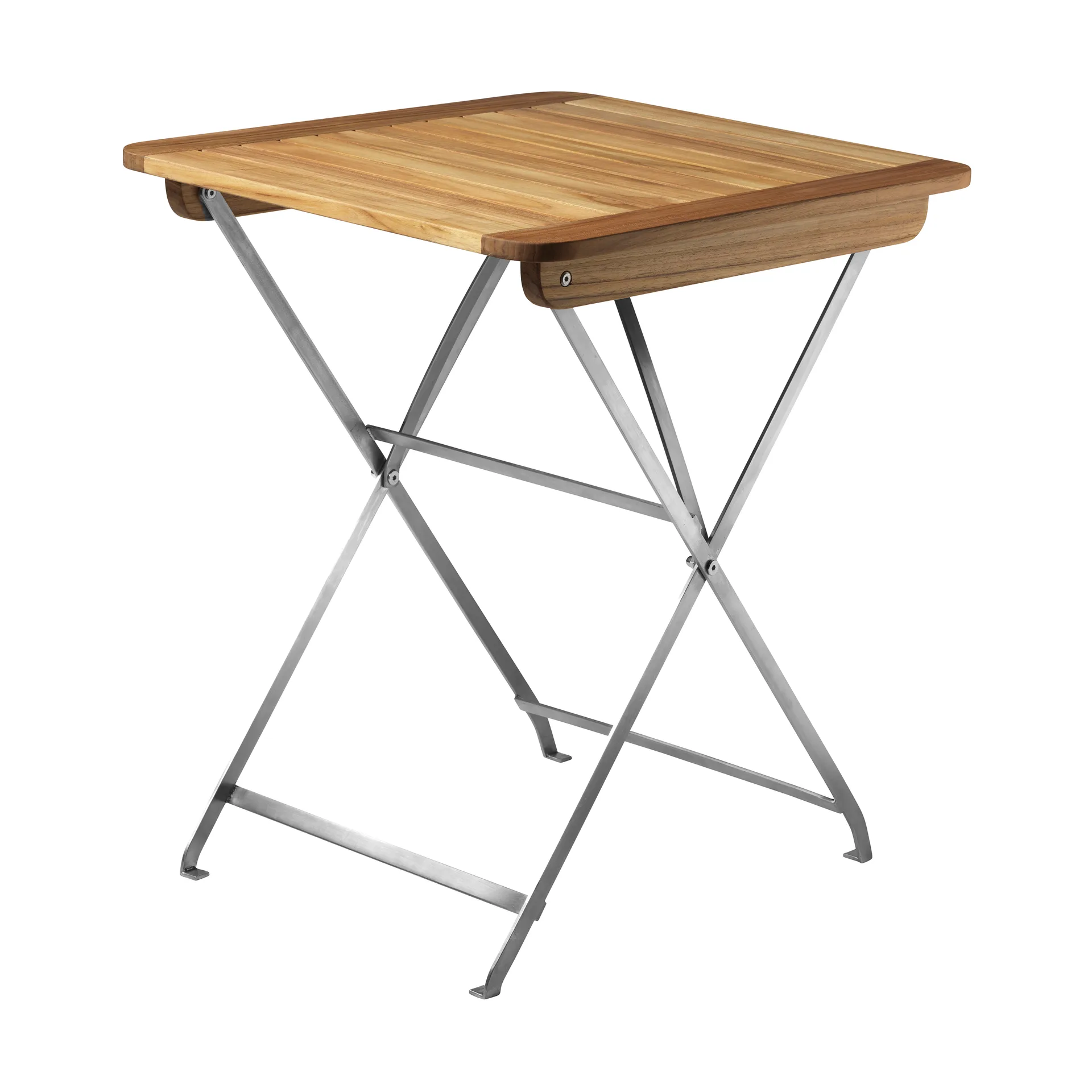 Tavolo da balcone M26 Lilleø, Teak-acciaio inossidabile FDB Møbler