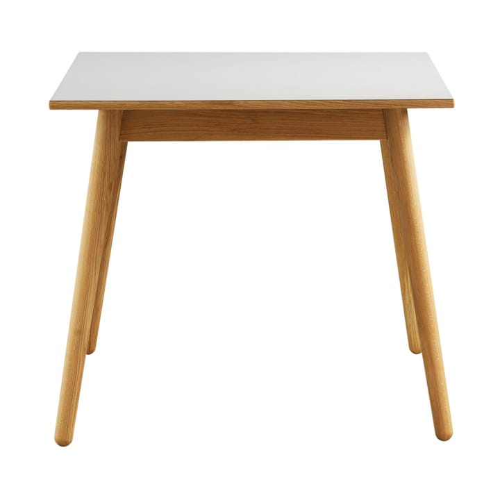 Tavolo da pranzo C35A 82x82 cm - Grigio chiaro rovere naturale laccato - FDB Møbler