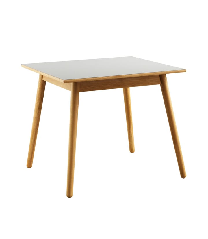 Tavolo da pranzo C35A 82x82 cm, Grigio chiaro rovere naturale laccato FDB Møbler