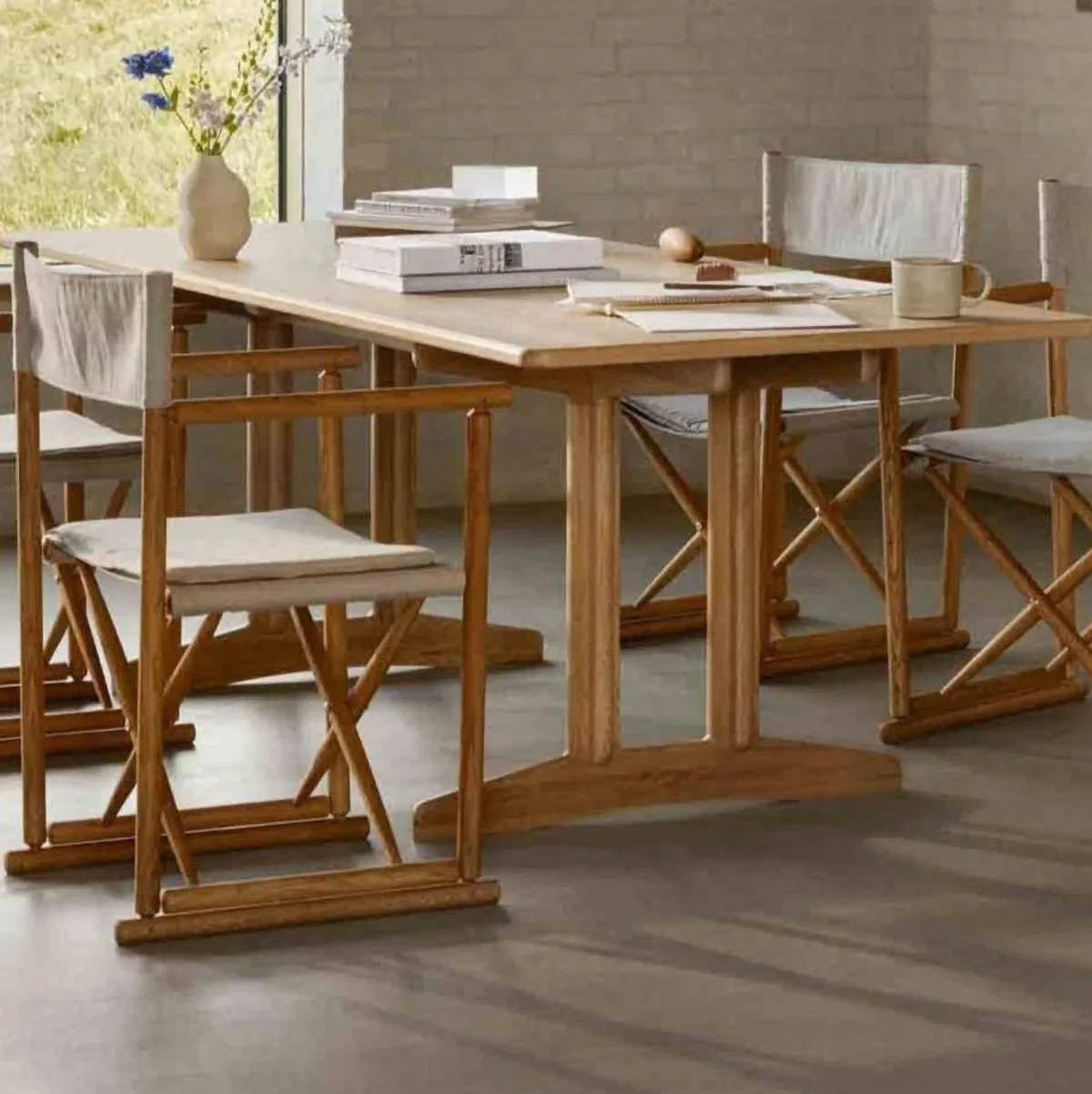 Tavolo da pranzo C64 Shaker 90x180 cm, Rovere naturale oliato FDB Møbler