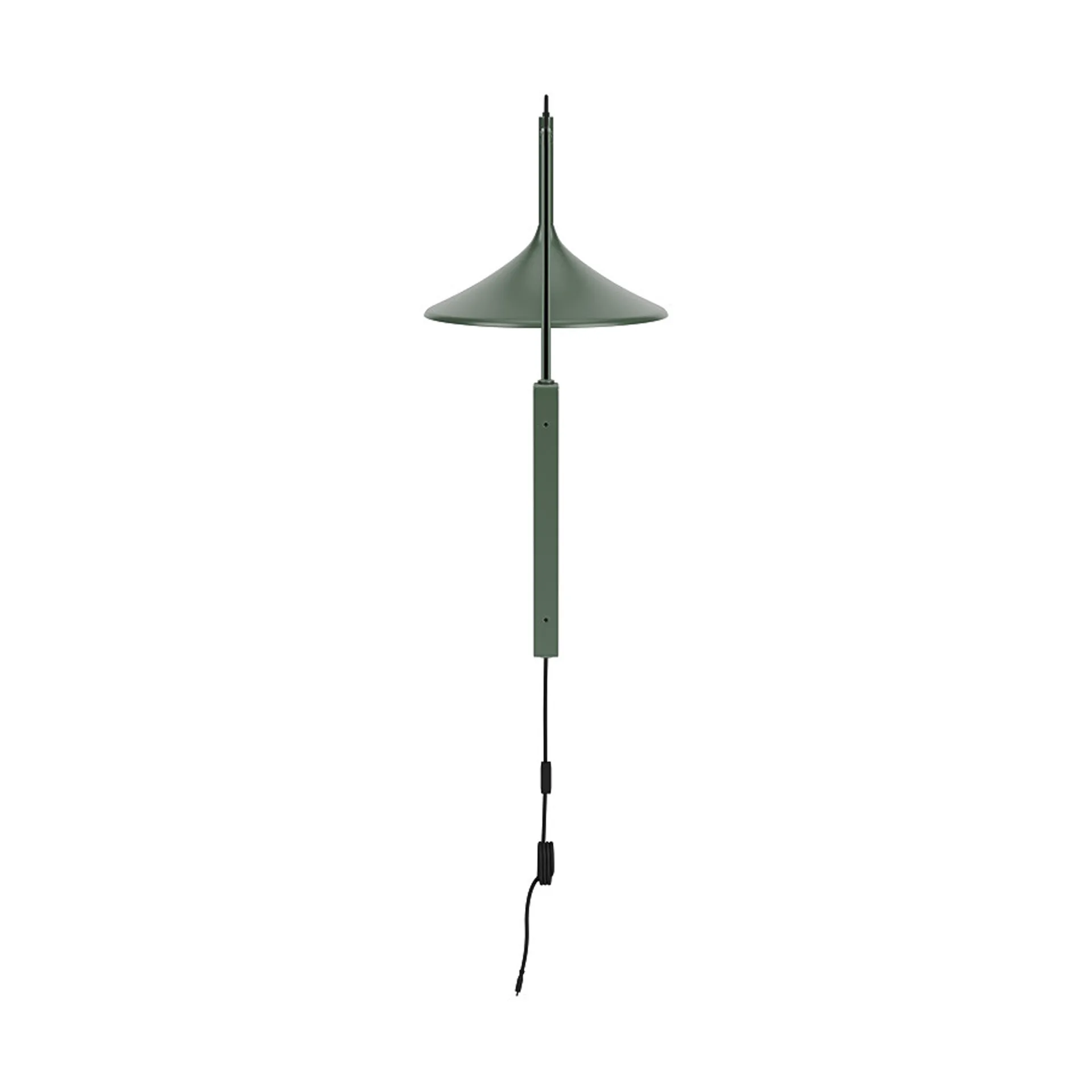 U18 Hasle applique, Verde oliva, 67,5 cm FDB Møbler