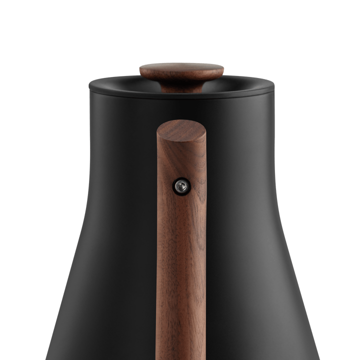 Bollitore elettrico con temperatura variabile Corvo EKG 90 cl, Nero opaco noce Fellow