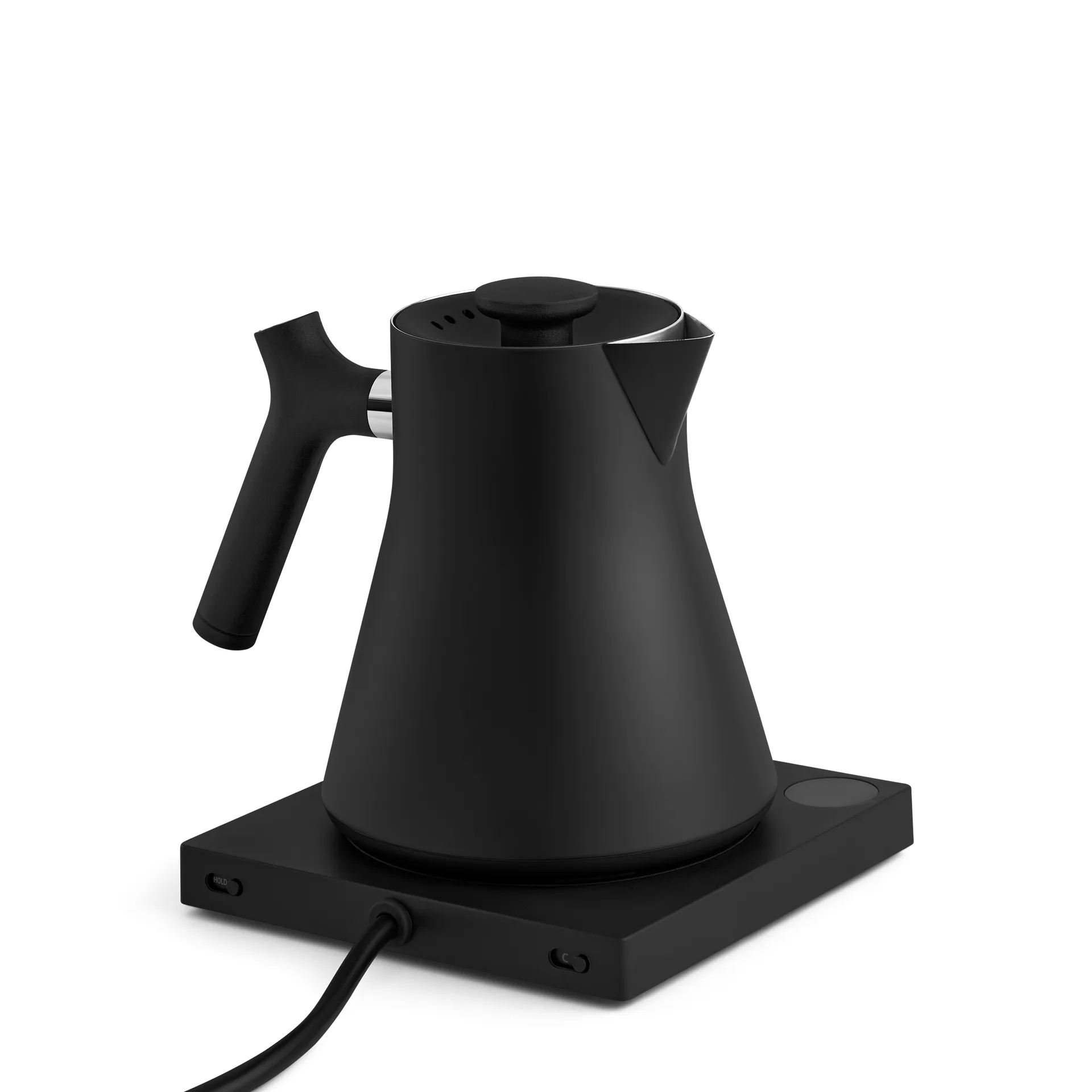 Bollitore elettrico con temperatura variabile Corvo EKG 90 cl, Nero opaco Fellow