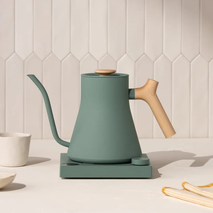 Bollitore elettrico Stagg EKG Pro 0.9 L, Smoke green-acero Fellow