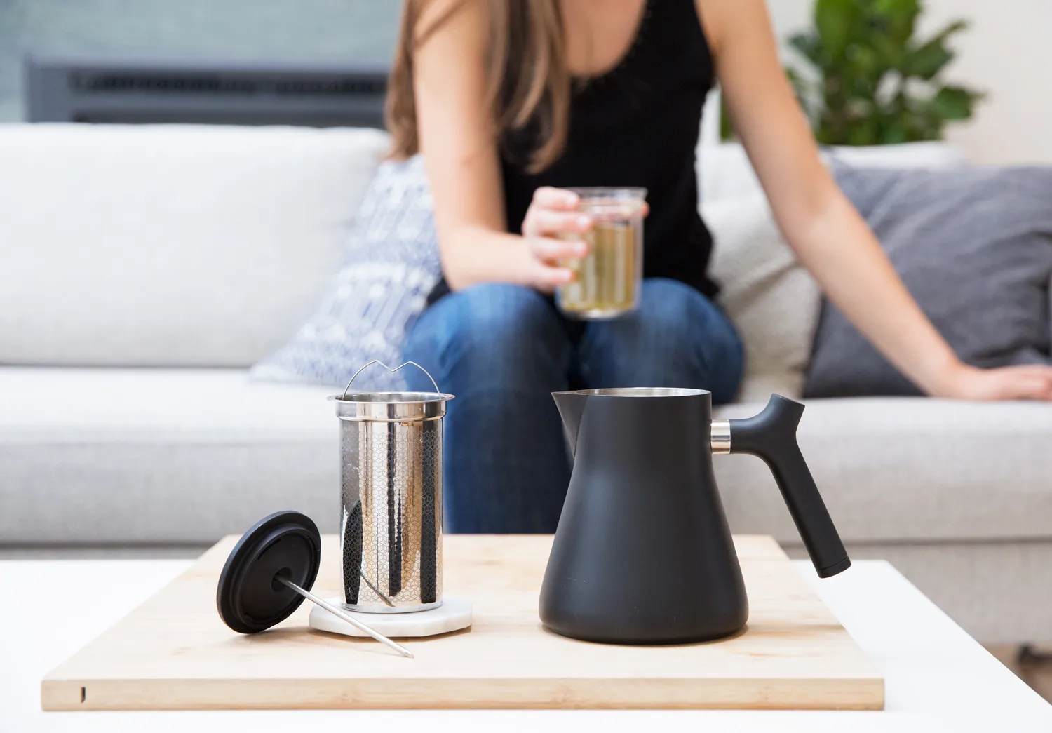 Bollitore per piano cottura Raven 1 L, Nero opaco Fellow