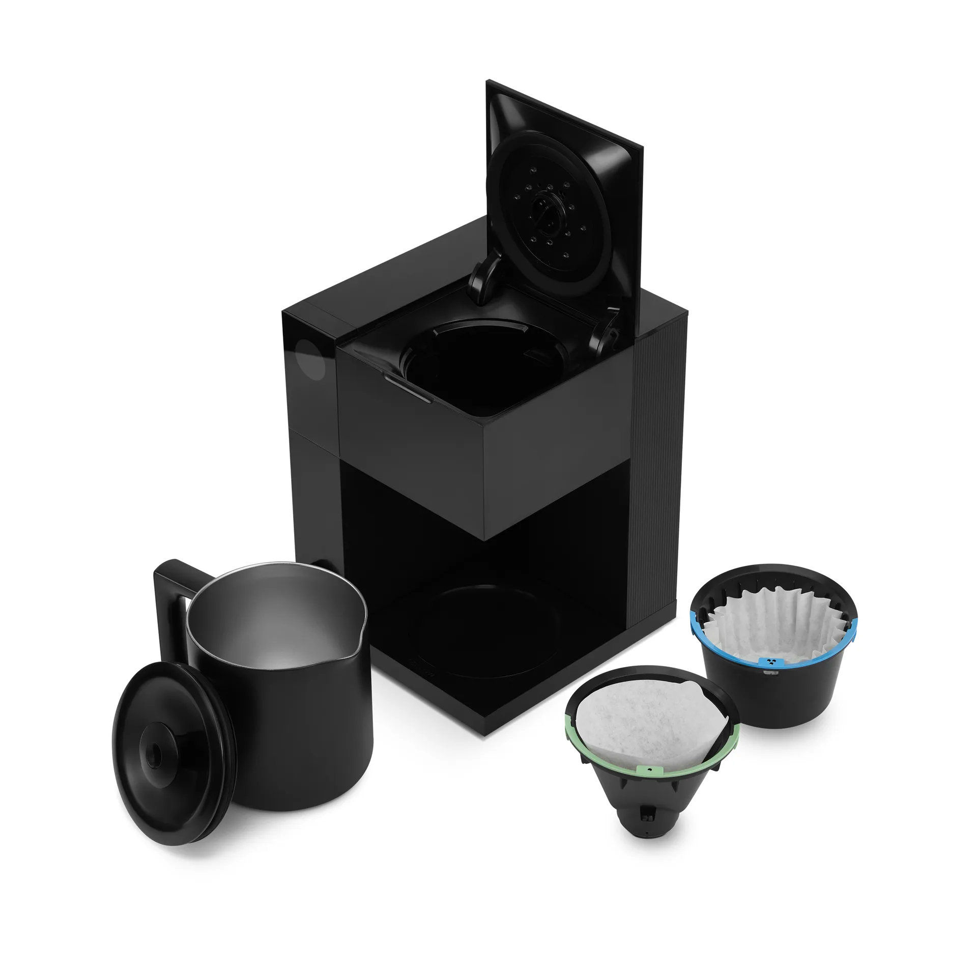 Caffettiera Aiden Precision, Nero opaco Fellow