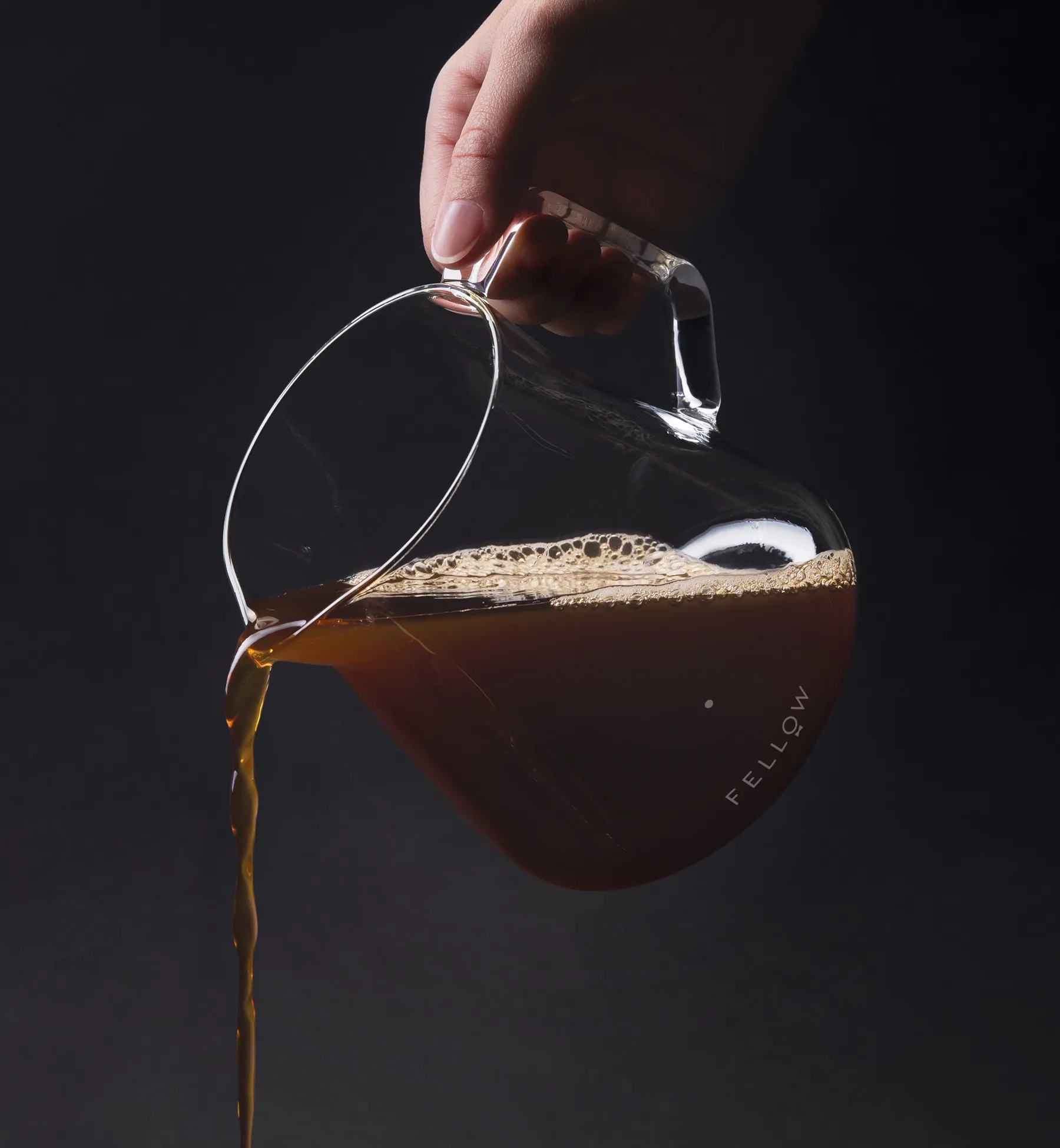 Caraffa Mighty small 50 cl, Smoked glass Fellow