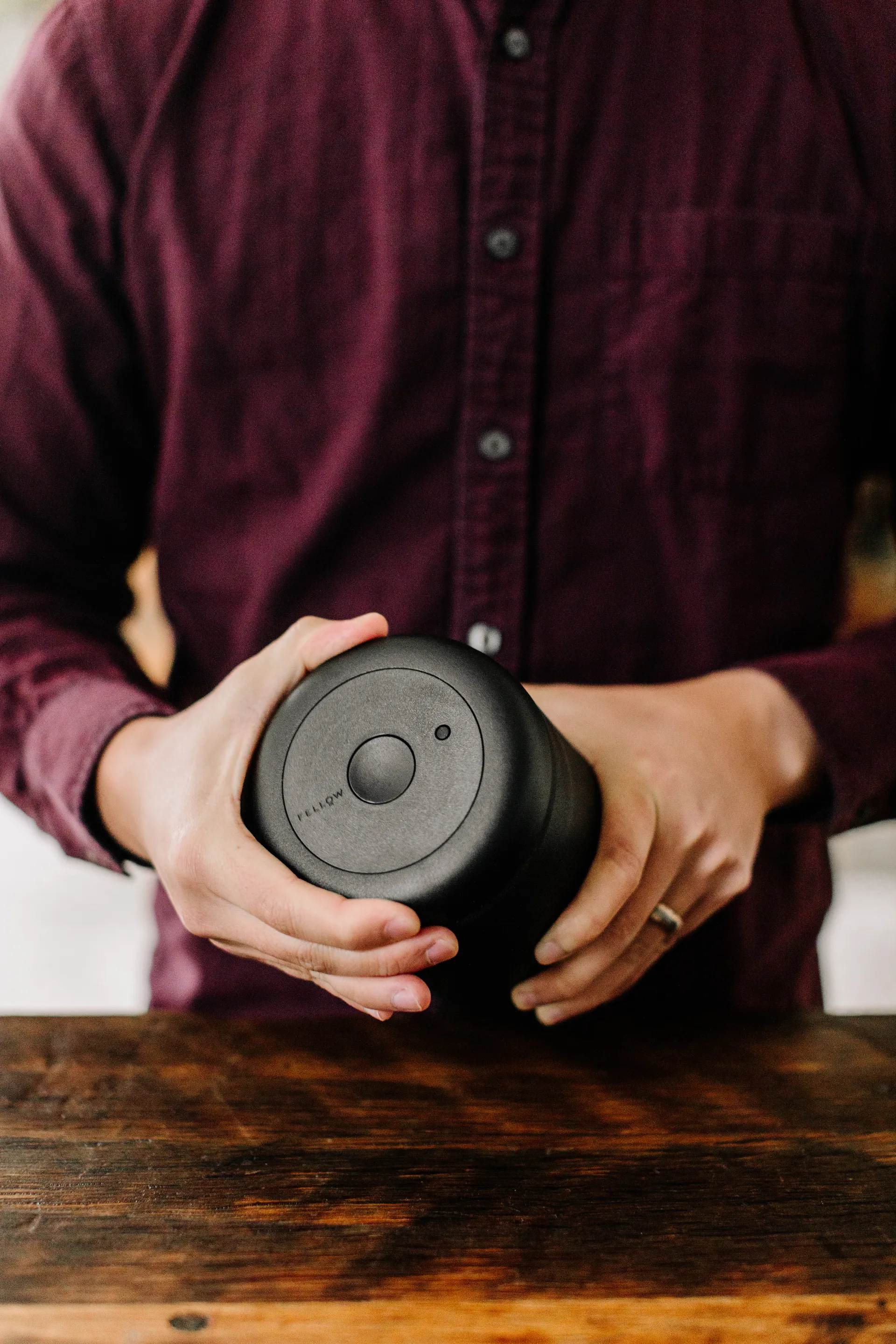 Contenitore sottovuoto Atmos 1,2 L, Nero opaco Fellow