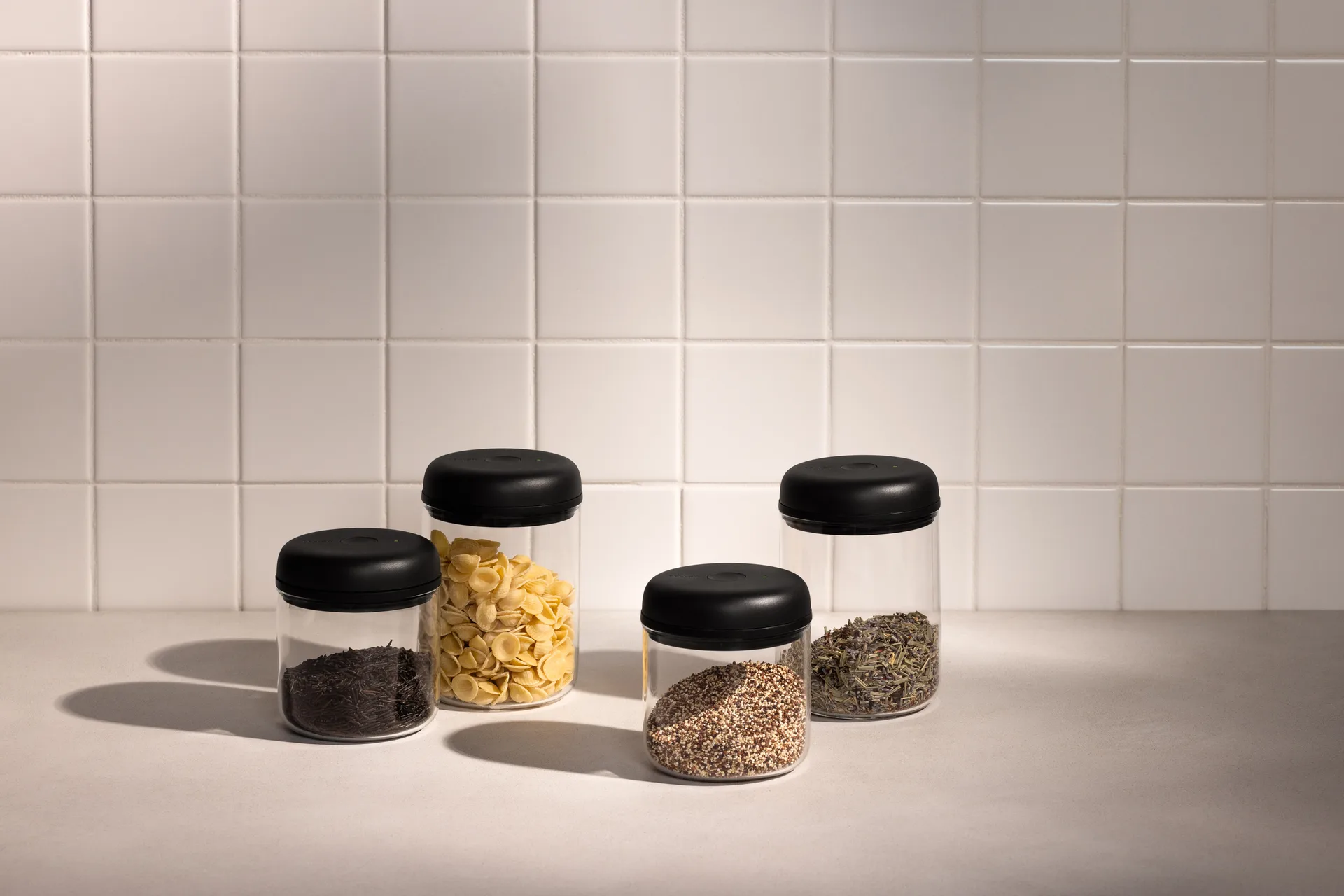 Contenitore sottovuoto elettrico Atmos 0,7 L, Vetro trasparente Fellow