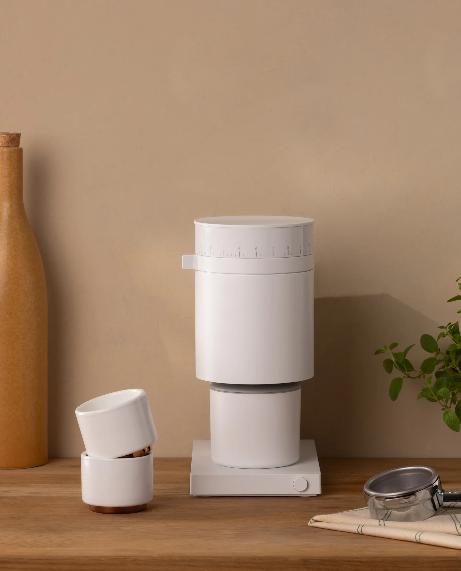 Macinacaffè elettric Opus Conical Burr, Bianco opaco Fellow