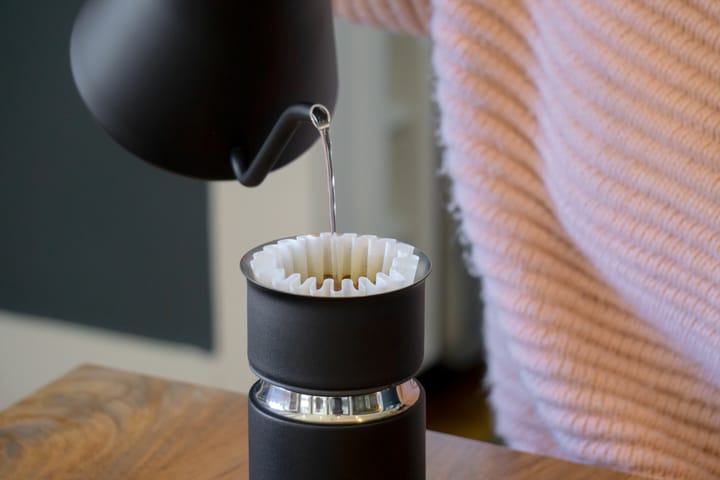 Pour-over dripper Stagg X confezione da 2, Nero opaco-vetro trasparente Fellow