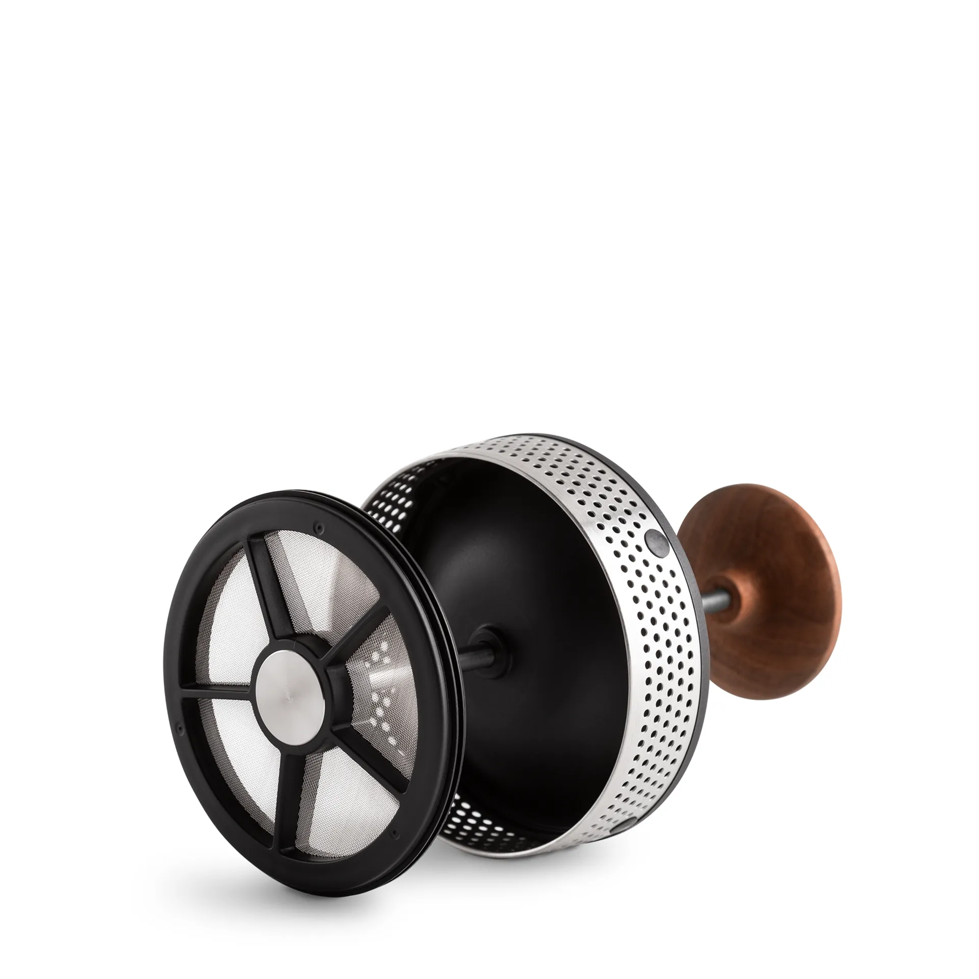 Pressa per caffè Clara 70,9 cl, Nero opaco-noce Fellow