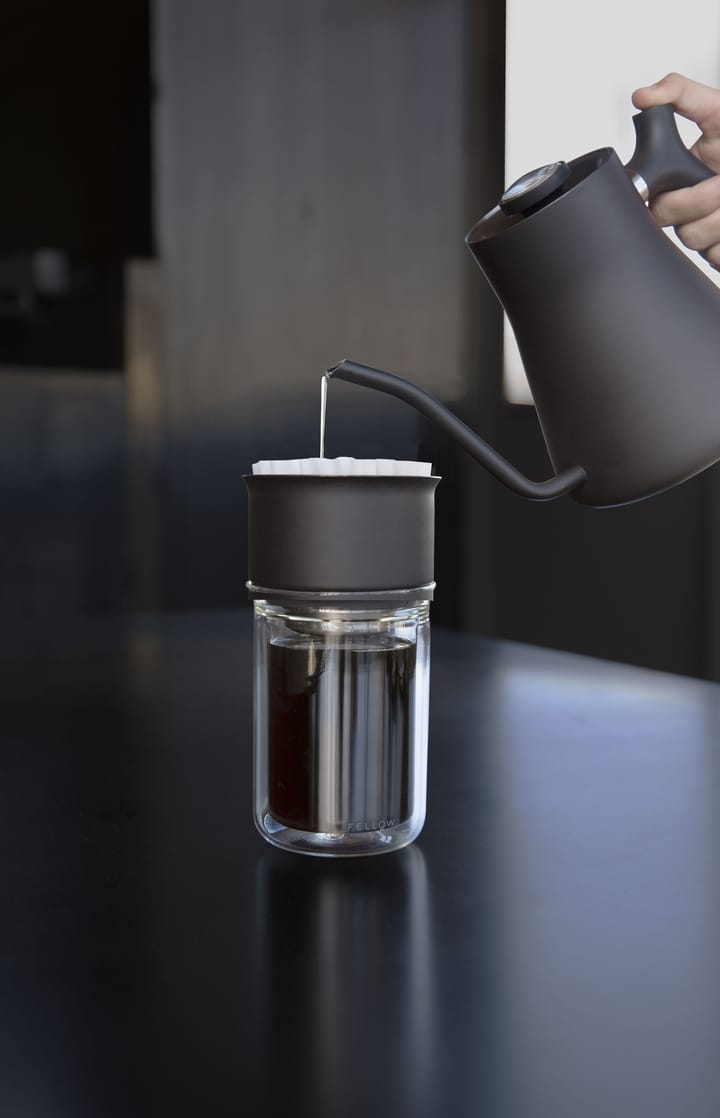 Set pour-over Stagg X, Opaco nero-vetro trasparente Fellow