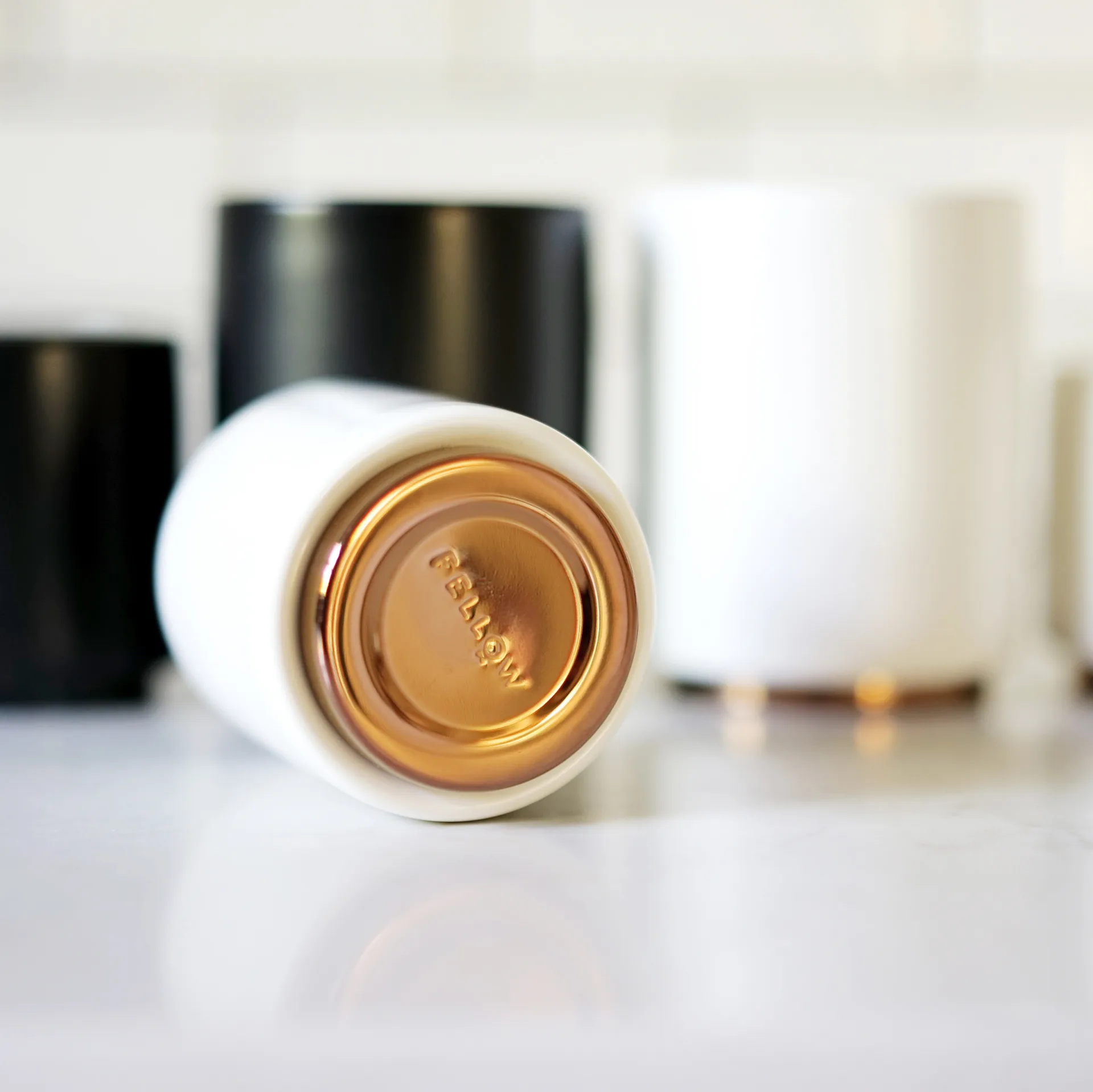 Tazza da cappuccino Monty Milk Arts 19,2 cl, Bianco Fellow